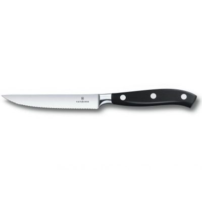 Кухонный нож Victorinox Grand Maitre TomatoSteak 12 см Serrated Black (7.7203.12WG)