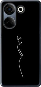 Чехол на Tecno Camon 20 Pro Силуэт1 "4590u-3100-17620"