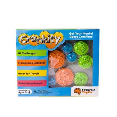 Ігровий набір Fat Brain Toys Різнокольорові Шестерінки Crankity (F140ML) | Зображення 1