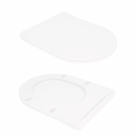 Унітаз підлоговий Qtap Virgo Ultra Quiet безобідковий з сидінням Soft-close WHITE QT18226092AW | Зображення 7