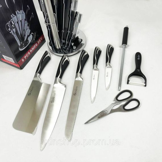 Набір ножів для готування UNIQUE, Кухонні ножі для готування Набір ножів гурманів і кулінарів MN-15 | Зображення 9