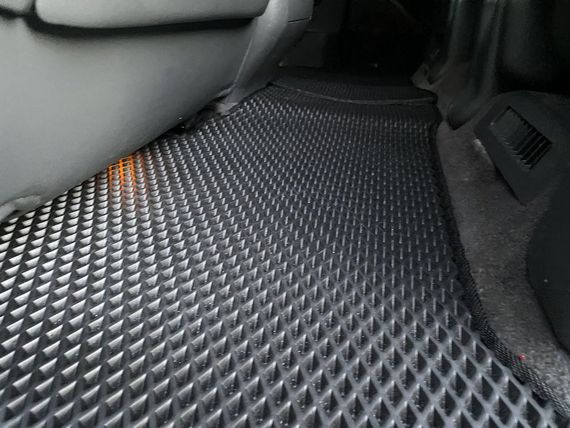 Коврики (2007-2012, EVA, черные) для Toyota Land Cruiser 200 | Зображення 4