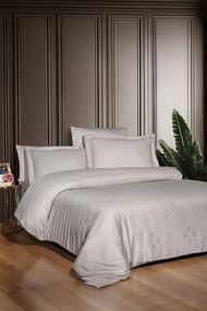 Постельное белье First Choice Jacquard Satin 200х220 Etnic Beige