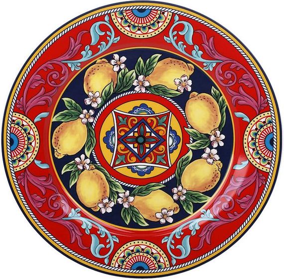 Тарілка порцелянова Sicilia "Ornamento" Ø27см (Орнамент)