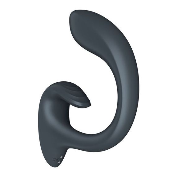 Вагінально-кліторальний вібратор Satisfyer G for Goddess 1 Dark Grey, 2 мотори | Зображення 3