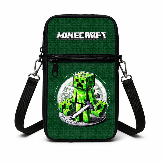 Сумка-чохол для телефону Minecraft,дитяча сумка через плече, водонепроникна міні-сумка (4800)