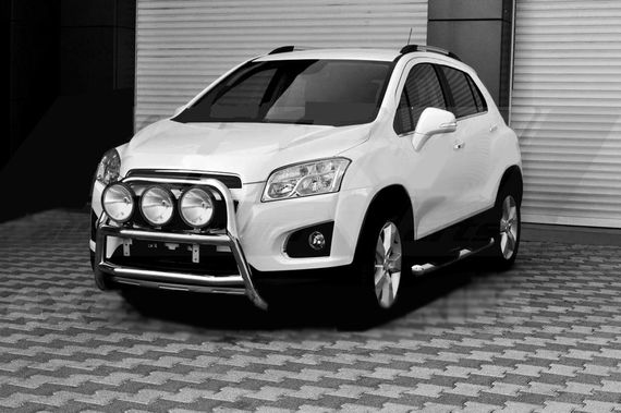 Передня дуга WT018 (нерж.) для Chevrolet Trax 2012-2024 рр | Зображення 1
