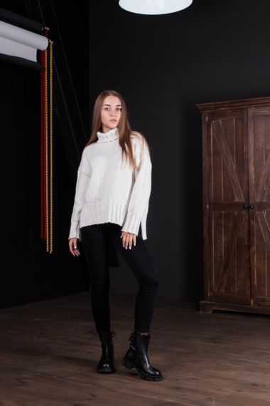 Ботинки женские Fashion Jinx 3344 37 размер 24 см Черный | Зображення 9
