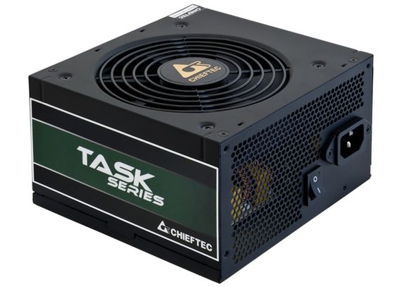 БЖ 500W Chieftec TASK TPS-500S-BULK, 120 mm, 80+ Bronze Bulk