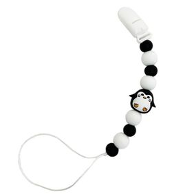 Силіконовий ланцюжок для пустушки "Пінгвін" MGZ-0528-2