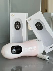 Мастурбатор із вібрацією USB 10 режимів вібрації білий з підігрівом