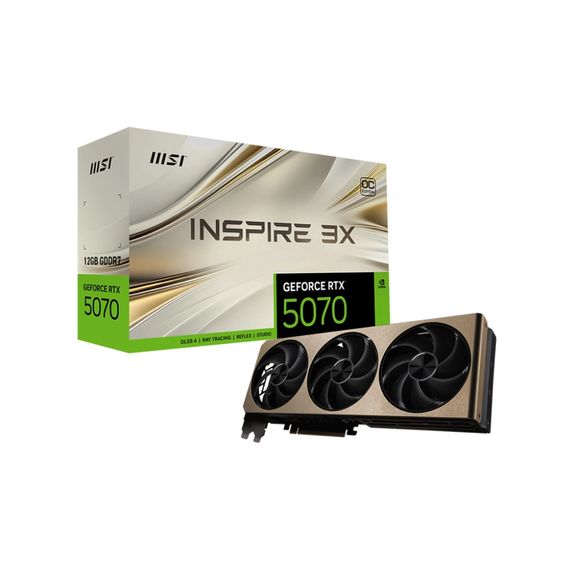 Видеокарта MSI GeForce RTX5070 12Gb INSPIRE 3X OC (RTX 5070 12G INSPIRE 3X OC) | Зображення 5