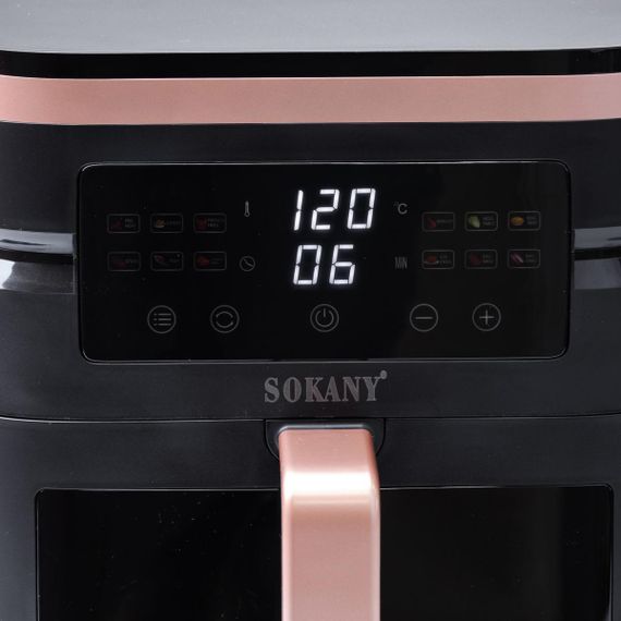 Аерогриль-фритюрниця SOKANY SK-10033 на 7 л з таймером і терморегулятором (45424-SK-10033_2261) | Зображення 4