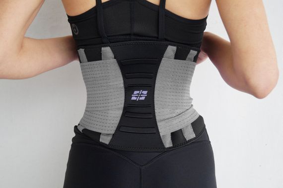 Пояс-корсет  для підтримки спини Power System  PS-6031 Waist Shaper Grey L/XL | Зображення 5