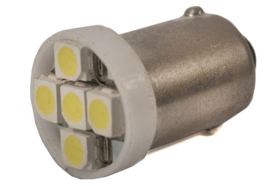 Светодиодная лампа AllLight T 8.5  5 диодов 3528 BA9S 12V WHITE