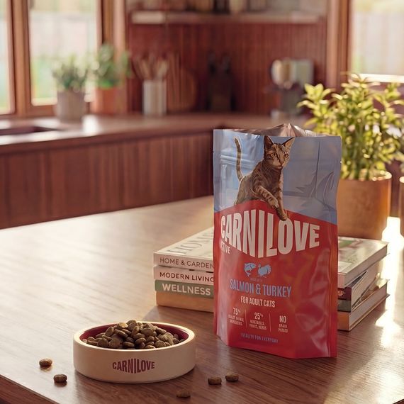 Корм сухий Carnilove Active Salmon & Turkey Large Breed для котів великих порід лосось та індичка 6 кг | Зображення 7