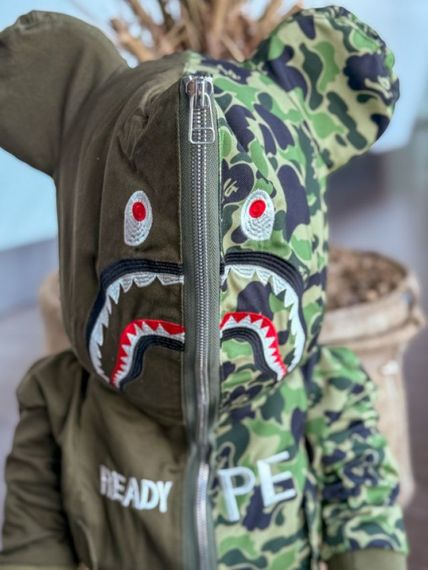 Статуетка Bearbrick BAPE BEAR дизайнерська статуетка ведмідь Беарбрік 70 см mb004 | Зображення 7