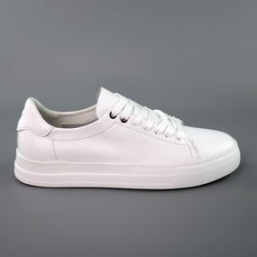 Кеди чоловічі шкіряні 4S 585636 Білі 40 41 42 43 44 45