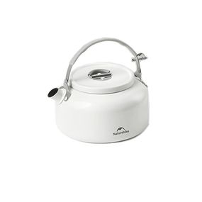 Чайник з керамічним антипригарним покриттям Naturehike CNK2450CF013 0,8 л, алюміній, білий