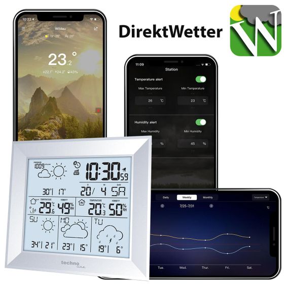 Метеостанція Technoline DirektWetter WD2000 Silver (WD2000) | Зображення 1