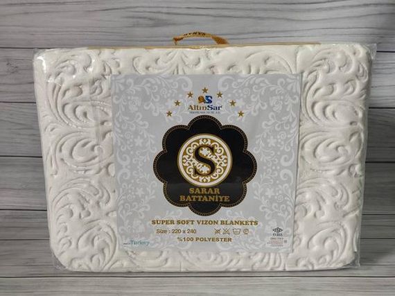 Плед Sarar Kream 220х240см Акрил