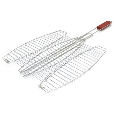 Решётка для гриля Voltronic 40х37 см, овальна на три риби (PE-RNOFGB40*37) | Зображення 3