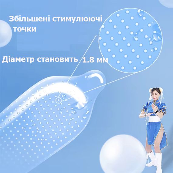 Презервативи G – Dot Spot із великими точками 10 штук | Зображення 5