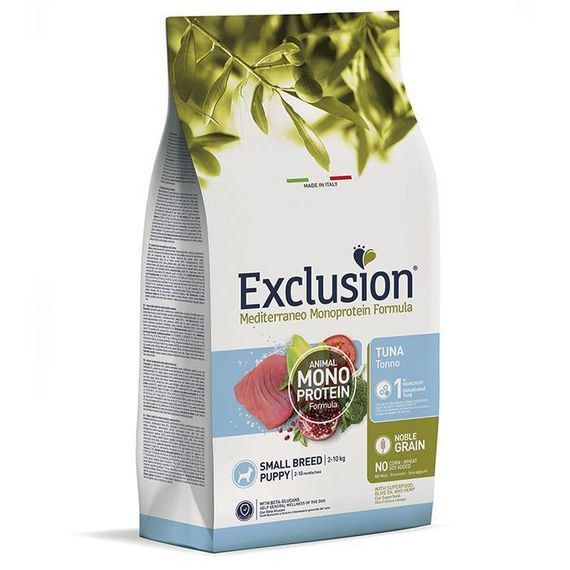 Сухий корм Exclusion Puppy Tuna Small Breed для цуценят маленьких порід 500 г