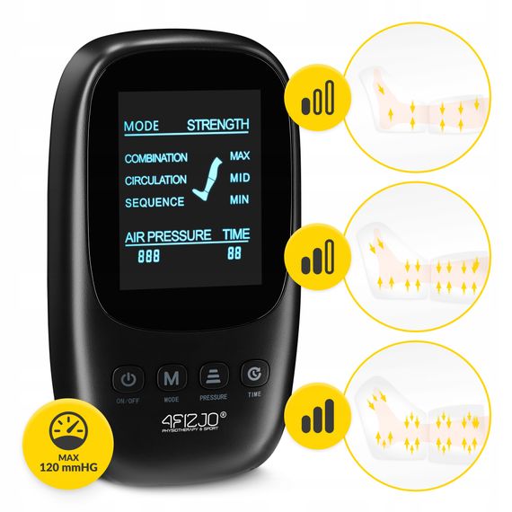 Апарат для пресотерапії та лімфодренажу 4FIZJO 4-и камерний LITE-C4 (P-5905973406611) | Зображення 9