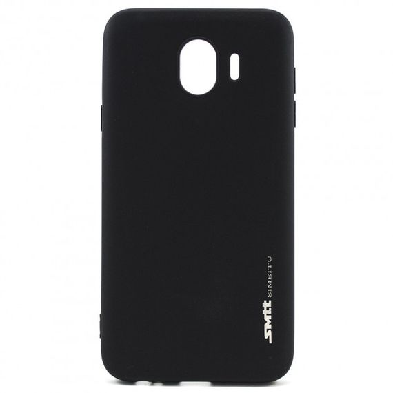 Чохол Силіконовий (TPU) SMTT накладка для Samsung J400F Galaxy J4 (2018) Black/Чорний