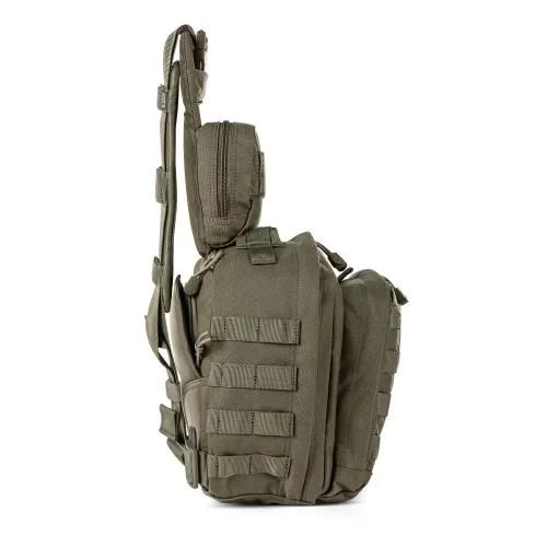 Тактична сумка-кобура 5.11 Tactical RUSH MOAB 6 Sling Pack 11L Колір Олива компактна однолямкова сумка із системою MOLLE для EDC | Зображення 9