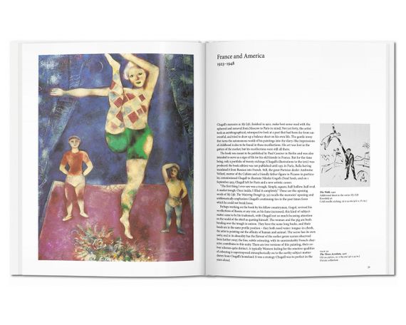 Живопись книги с картинами художников Марк Шагал Chagall. Rainer Metzger, Taschen Литература для художников | Зображення 5