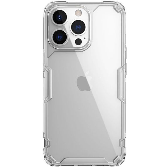 TPU чохол Nillkin Nature Pro Series для Apple iPhone 15 Pro Max (6.7") Силікон, Синій (прозорий)
