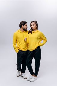 Костюм чоловічий (unisex) жовто/чорний двохнитка