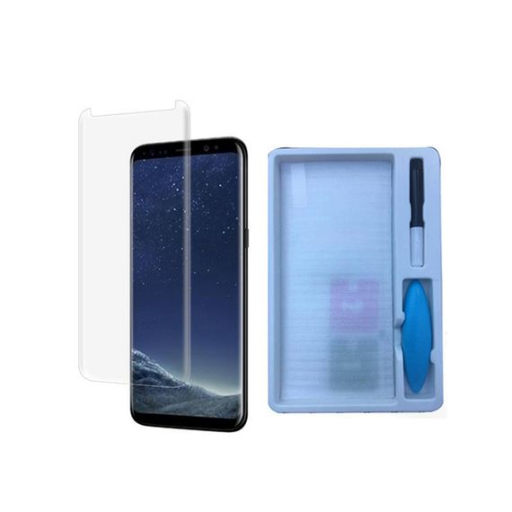 Скло захисне PowerPlant Samsung Galaxy S20 Ultra (liquid glue + UF-lamp) (GL607853) | Зображення 3