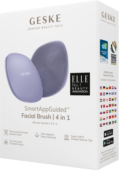 Щітка для обличчя GESKE Facial Brush 4в1 purple | Зображення 7