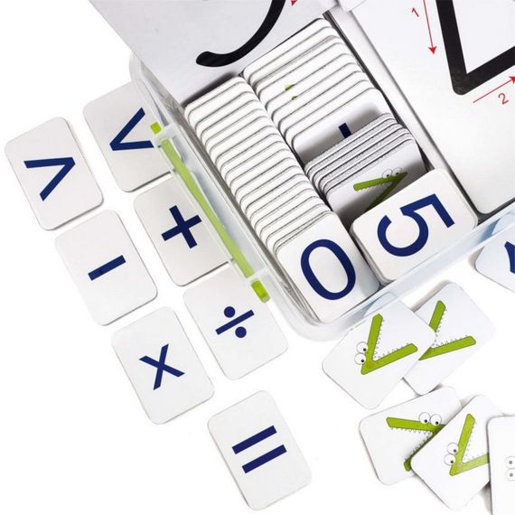Демонстраційний магнітний набір цифр та математичних знаків VT5555-02 | Зображення 2