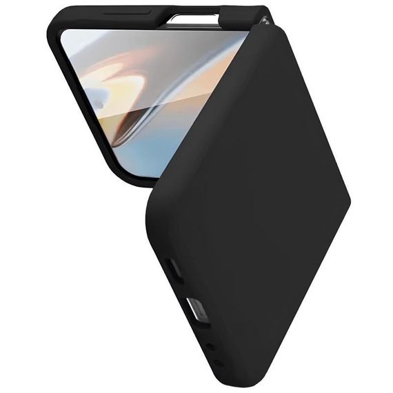 Чохол Foldables Silicone Cover Lakshmi (AAA) для Samsung Galaxy Z Flip5 Білий / White Чорний / Black | Зображення 2