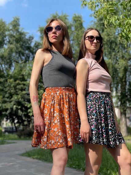 Спідниця жіноча "Літо" Носи своє 38/40 Помаранчевий (p-6533-42763) | Зображення 4
