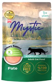 Вологий корм Mystic паштет для котів з ФОРЕЛЛЮ Пауч 85гр