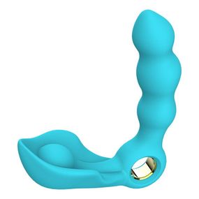 Вібростимулятор простати Boss Series Angelo Male Prostate Triple Stimulation, бірюзовий
