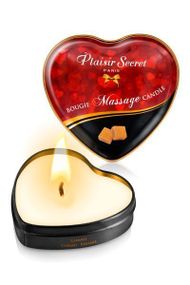 Розпродаж!!! Масажна свічка-серце Plaisirs Secrets Caramel (35 мл) (термін 04.2026)