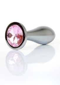 Анальна пробка - Jewellery Silver Plug M Pink Sex Aura