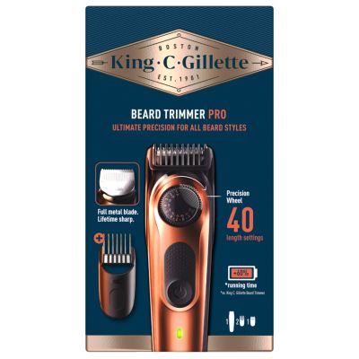Триммер Gillette King C. Beard Trimmer Pro Для бороды (8700216659659) | Зображення 1