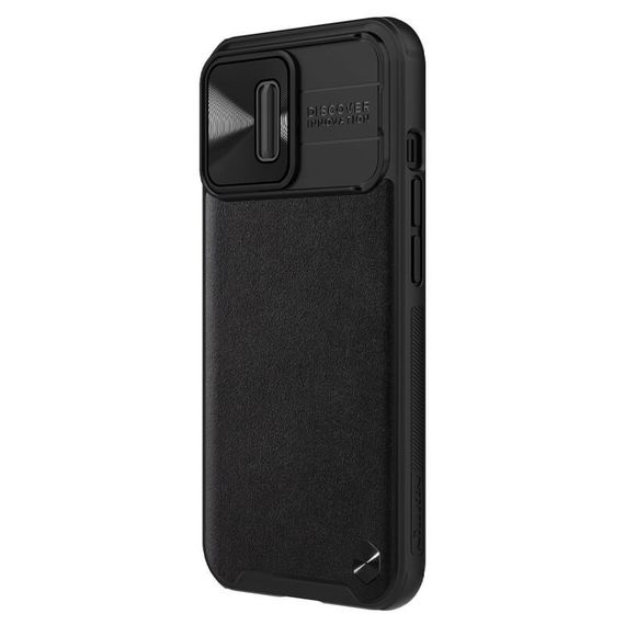 Шкіряна накладка Nillkin Camshield Leather (шторка на камеру) для Apple iPhone 13 Pro (6.1") | Зображення 2