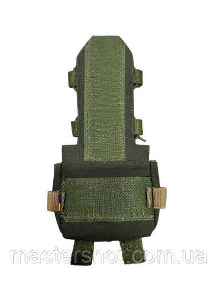 Підсумок кишеня (противага) для аксесуарів на кавер для балістичного шолома Fast Mandrake олива MS | Зображення 2