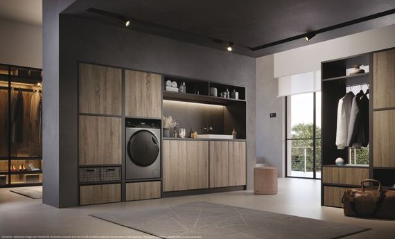 Прально-сушильна машина Haier фронтальна HWD80-B14959S8U1 | Зображення 1