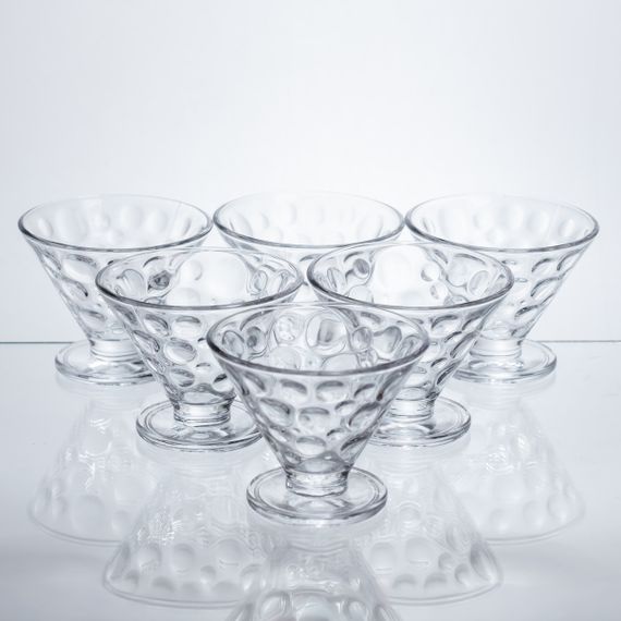 Набір креманок на ніжці Dessert Bowl 6 штук по 180 мл HP-17-53
