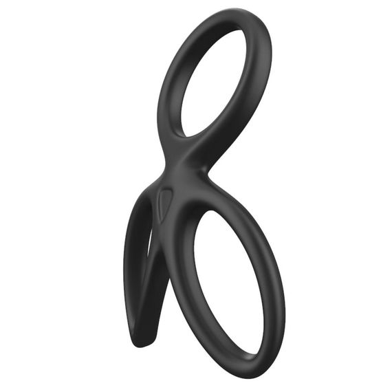 Ерекційне кільце - Triple Silicone Cock Ring Erospace Men’s Play B14 Sex Aura | Зображення 3