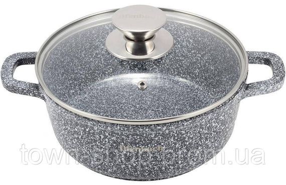 Кастрюля Ofenbach Snow Marble 6.5л индукционная с антипригарным покрытием NB-100502
